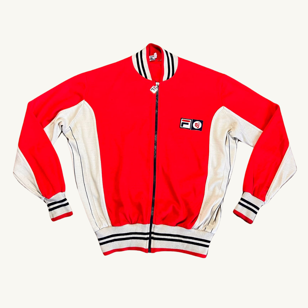 Fila Borg Red Mk1 80's Track Jacket