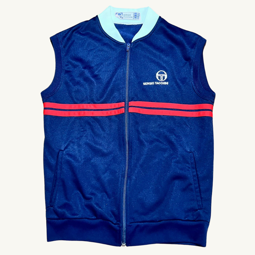 Sergio Tacchini Dallas 80's Sleeveless Track Jacket