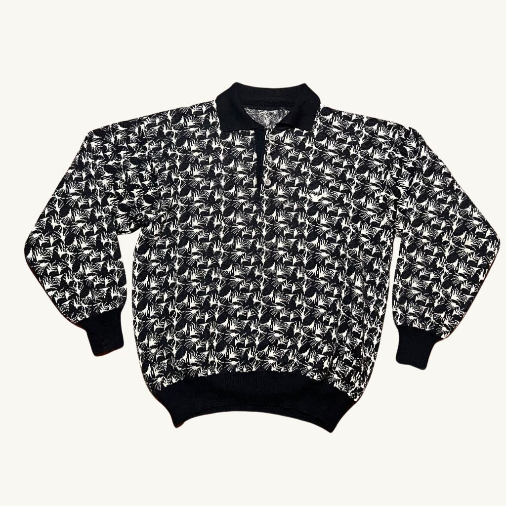 Giorgio Armani Black and White Pullover