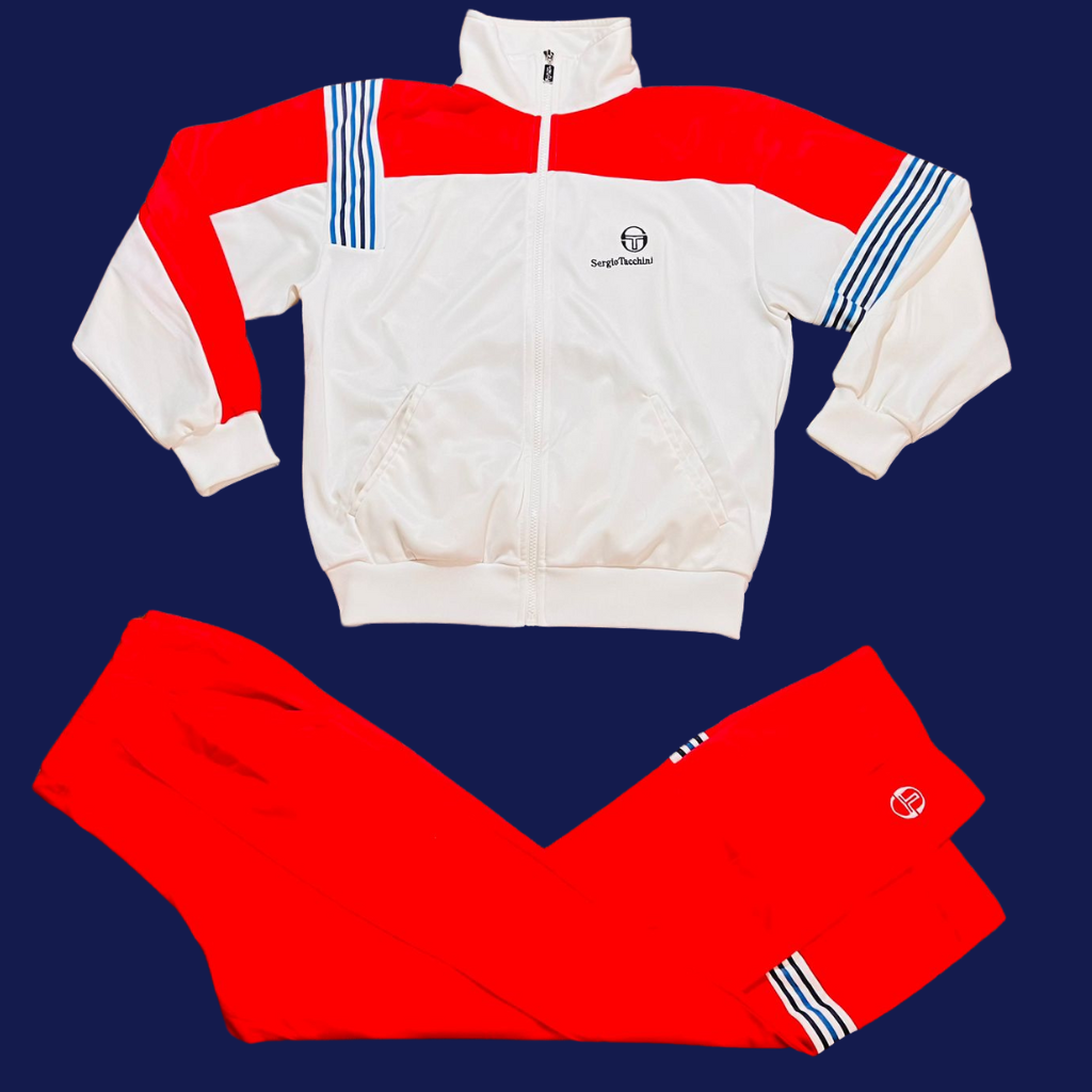 80's Sergio Tacchini Red Mats Wilander tracksuit