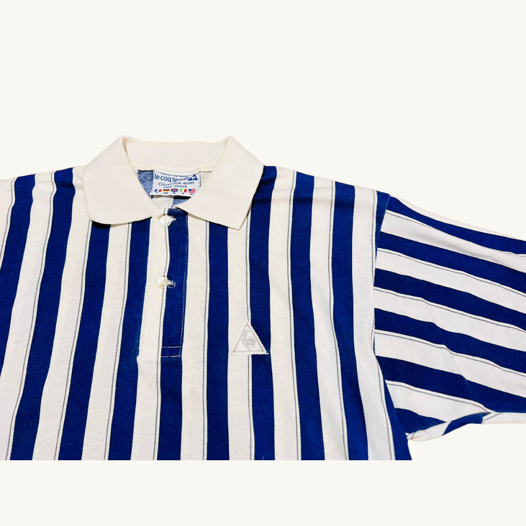 80s Le Coq Sportif Yannick Noah polo shirt