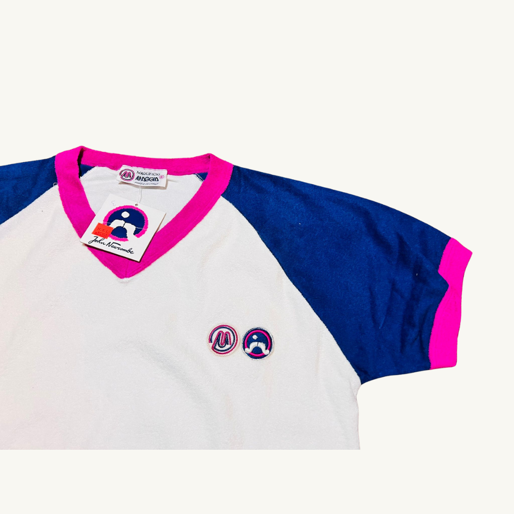 John Newcombe 70's Maggia polo shirt