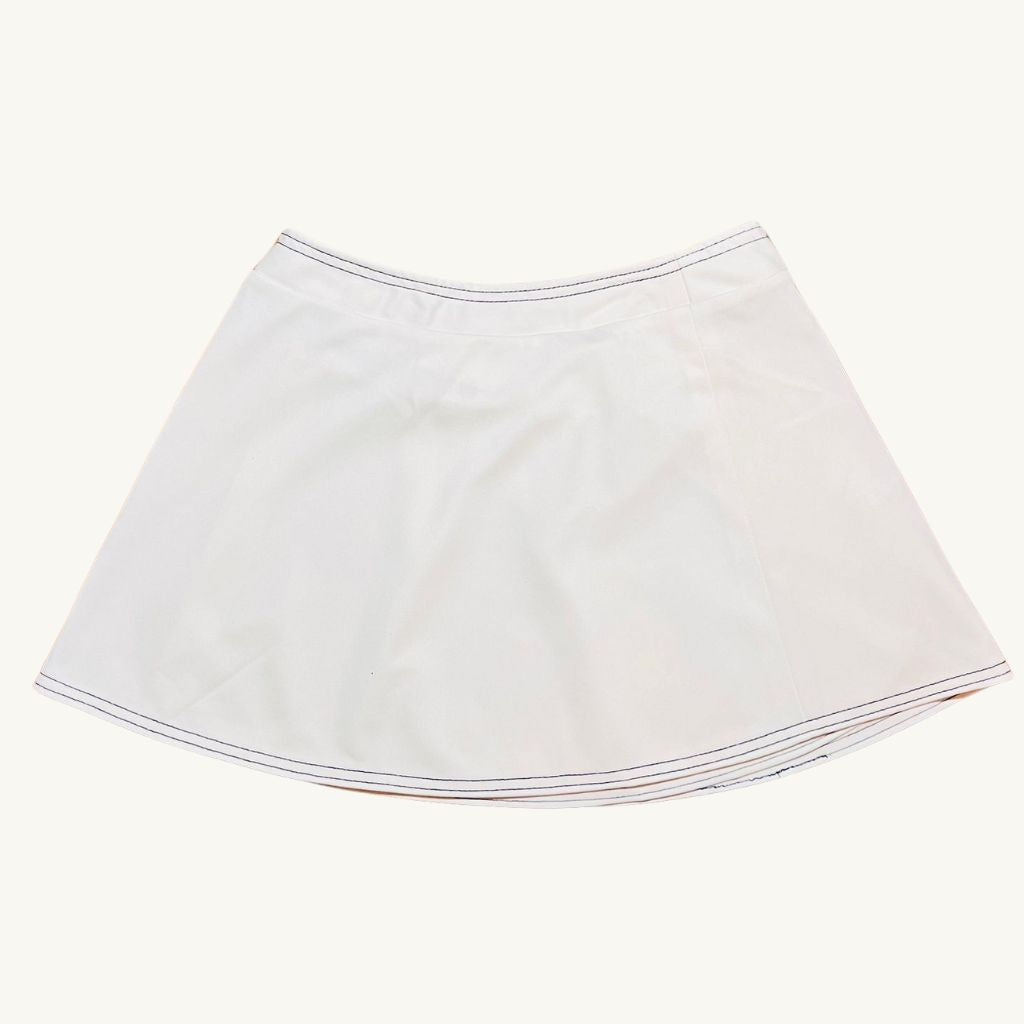 Fila White Line Skirt