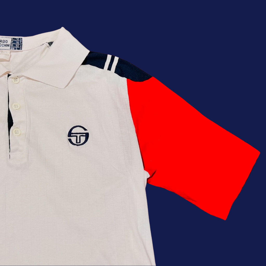 Sergio Tacchini Roscoe Tanner 80's polo shirt