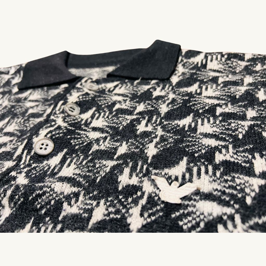 Giorgio Armani Black and White Pullover