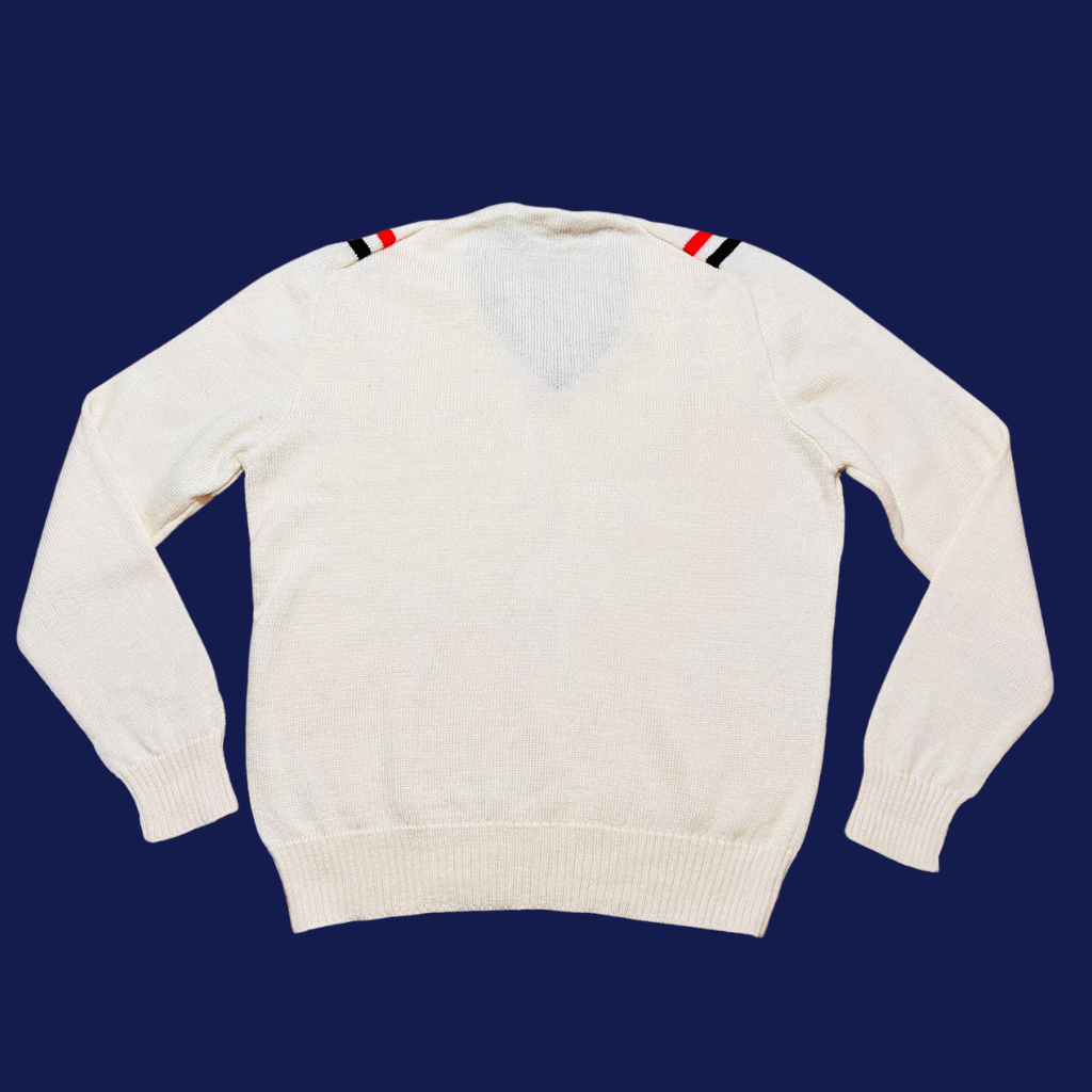 80's Fila Borg MK2 Beige Pullover