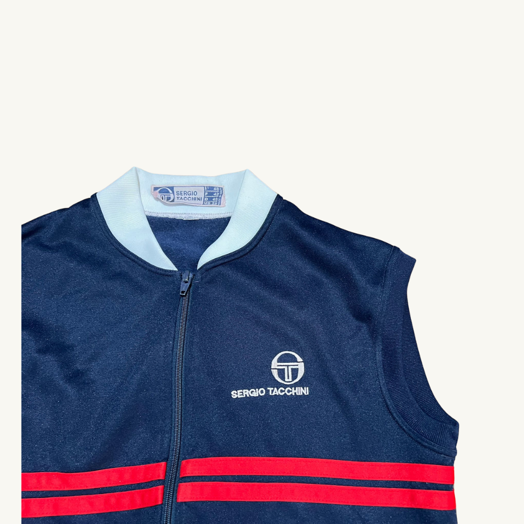 Sergio Tacchini Dallas 80's Sleeveless Track Jacket