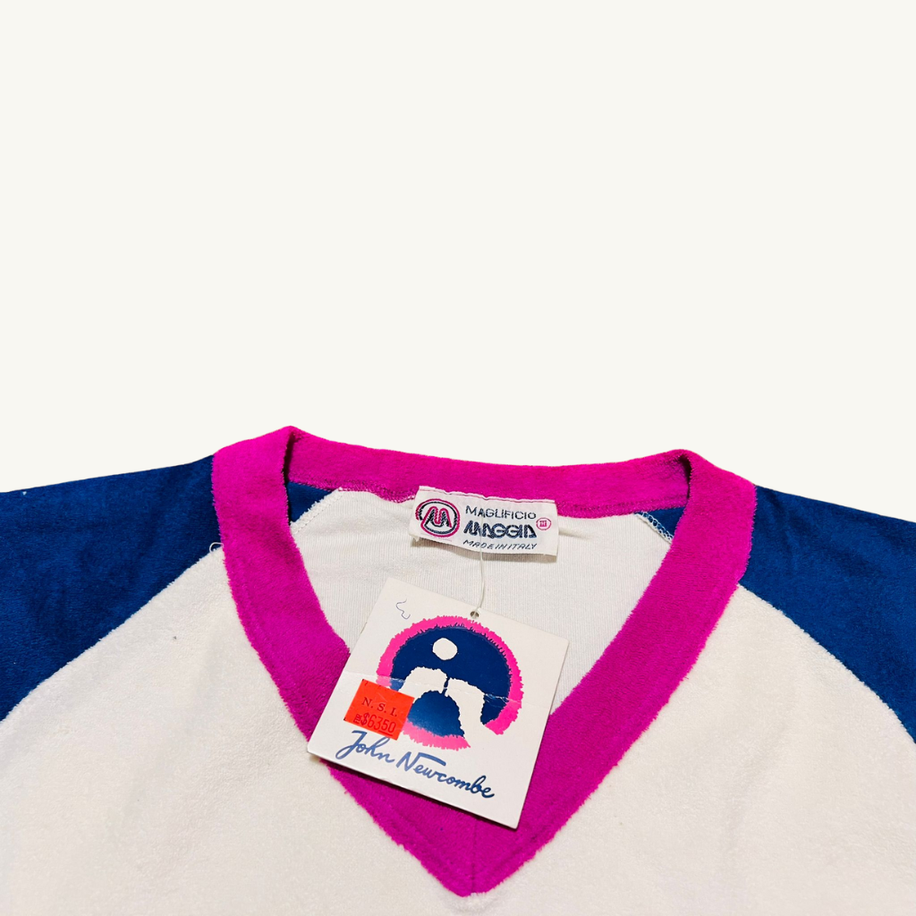 John Newcombe 70's Maggia polo shirt