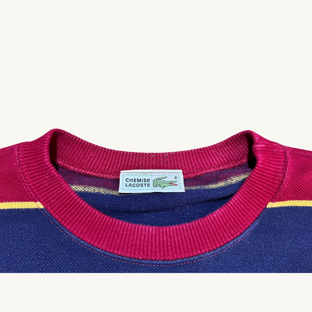 Lacoste 80's sweater shirt